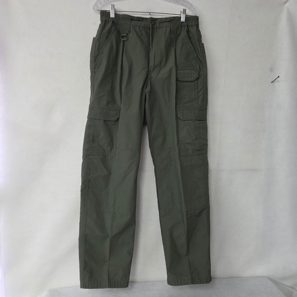 Propper Men Olive Green Cargo Pants Size 34x31.5 Polyester Cotton‎ Ripstop Work